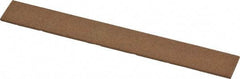 Norton - 4" Long x 1/2" Wide x 1/16" Thick, Aluminum Oxide Sharpening Stone - Taper, Medium Grade - Exact Tool & Supply