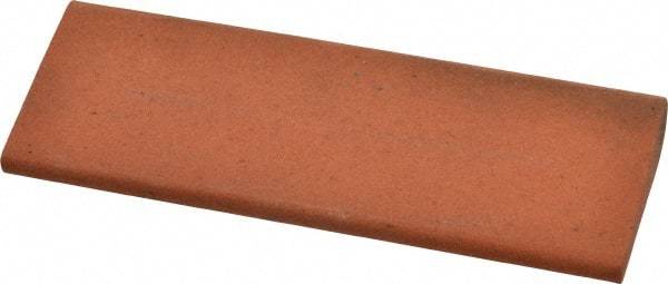 Norton - 4-1/2" Long x 1-3/4" Diam x 1/2" Thick, Aluminum Oxide Sharpening Stone - Round Edge Slip, Fine Grade - Exact Tool & Supply