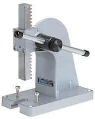Panavise - 3/4" Ram, 2-1/8" Throat Depth, 1/4 Ton Manual Arbor Press - 4" Max Work Height x 3.7" Base Width x 7" Base Depth - Exact Tool & Supply
