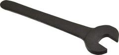 Martin Tools - 7/16" Standard Extra Thin Open End Wrench - 4" OAL, Single End, Black Finish, 15° Head Angle - Exact Tool & Supply