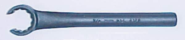 Martin Tools - 15/16", Chrome Finish, Open End Flare Nut Wrench - 12 Points, 7-13/16" OAL, Steel, Single End Head - Exact Tool & Supply