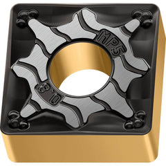 Turning Insert:  SNMG434-MP5 WPP20G,  Solid Carbide TiCN, Al2O3 & TiN Finish,  Neutral,  0.5000″ Long,  1/2″ Inscribed Circle,  0.0630″ Corner Radius,  90.0 &deg N/A Square,  Series  SNMG-MP5
