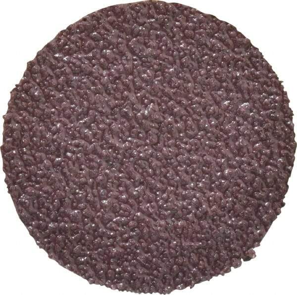 3M - 1/2" Diam, 120 Grit Aluminum Oxide Adhesive PSA Disc - Fine Grade, X Weighted Cloth Backing, For Bench Top Motors, Random Orbital Sanders - Exact Tool & Supply