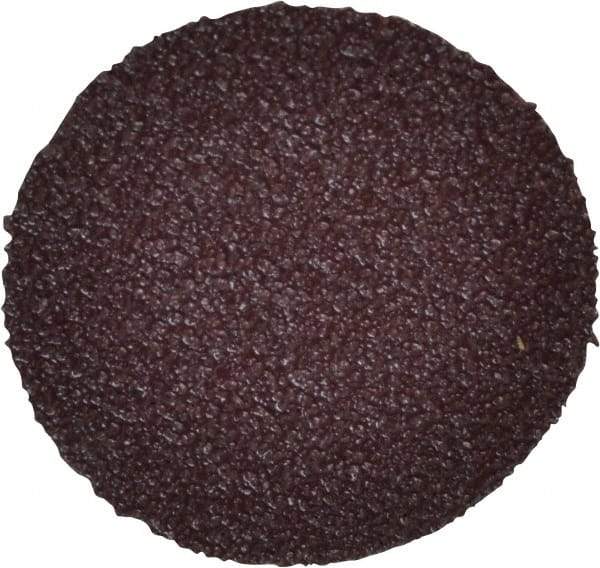 3M - 1" Diam, 80 Grit Aluminum Oxide Adhesive PSA Disc - Medium Grade, X Weighted Cloth Backing, For Bench Top Motors, Random Orbital Sanders - Exact Tool & Supply