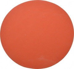 3M - 12" Diam, 80 Grit Ceramic Adhesive PSA Disc - Medium Grade, Orange, YF Weighted Backing, Flexible, Use with Bench Top Motors - Exact Tool & Supply
