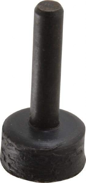 3M - 3/4" Diam Adhesive/PSA Disc Backing Pad - 1/4" Shank Diam, Medium Density, 20,000 RPM - Exact Tool & Supply