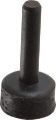 3M - 3/4" Diam Adhesive/PSA Disc Backing Pad - 1/4" Shank Diam, Medium Density, 20,000 RPM - Exact Tool & Supply