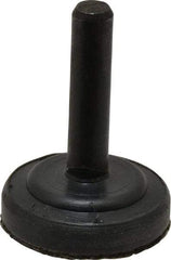 3M - 1" Diam Adhesive/PSA Disc Backing Pad - 1/4" Shank Diam, Medium Density, 20,000 RPM - Exact Tool & Supply