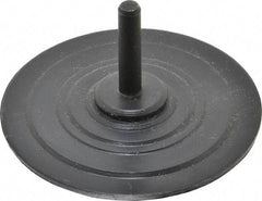 3M - 3" Diam Adhesive/PSA Disc Backing Pad - 1/4" Shank Diam, Medium Density, 10,000 RPM - Exact Tool & Supply