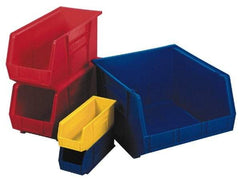 Akro-Mils - 30 Lb. Load Capacity, 10-7/8" Deep, Black Hopper Stacking Bin - 5" High x 5-1/2" Wide x 10-7/8" Long - Exact Tool & Supply
