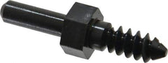 Value Collection - 3/16" Hole, Wheel Mandrel - 1-3/4" OAL, 1" Max Wheel Width, 1/4" Shank Diam - Exact Tool & Supply