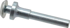 Value Collection - 1/4" Hole, Wheel Mandrel - 2-1/8" OAL, 3/8" Max Wheel Width, 1/4" Shank Diam - Exact Tool & Supply
