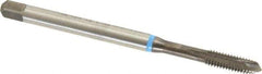 Emuge - #6-32 UNC, 3 Flutes, Plug Chamfer, Nitride Finish, Cobalt Spiral Point STI Tap - 0.194" Shank Diam, 3B Class of Fit, Series Rekord B-VA - Exact Tool & Supply