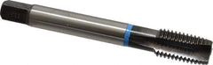 Emuge - 1/2-13 UNC, 3 Flutes, Plug Chamfer, Nitride Finish, Cobalt Spiral Point STI Tap - 0.48" Shank Diam, 3B Class of Fit, Series Rekord B-VA - Exact Tool & Supply