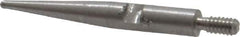 SPI - 0.031" Ball Diam, Steel, Ball Test Indicator Contact Point - 11/16" Contact Point Length, Use with Interapid Test Indicators - Exact Tool & Supply