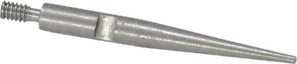 SPI - 0.031" Ball Diam, Steel, Ball Test Indicator Contact Point - 13/16" Contact Point Length, Use with Interapid Test Indicators - Exact Tool & Supply