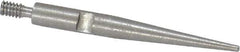 SPI - 0.031" Ball Diam, Steel, Ball Test Indicator Contact Point - 13/16" Contact Point Length, Use with Interapid Test Indicators - Exact Tool & Supply
