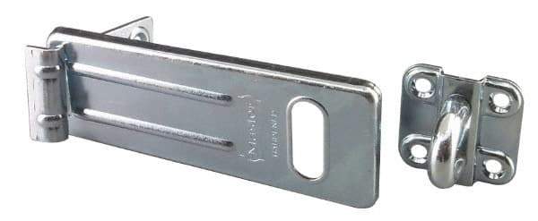 Master Lock - 4-1/2 Inch Long, Hasp - Steel - Exact Tool & Supply