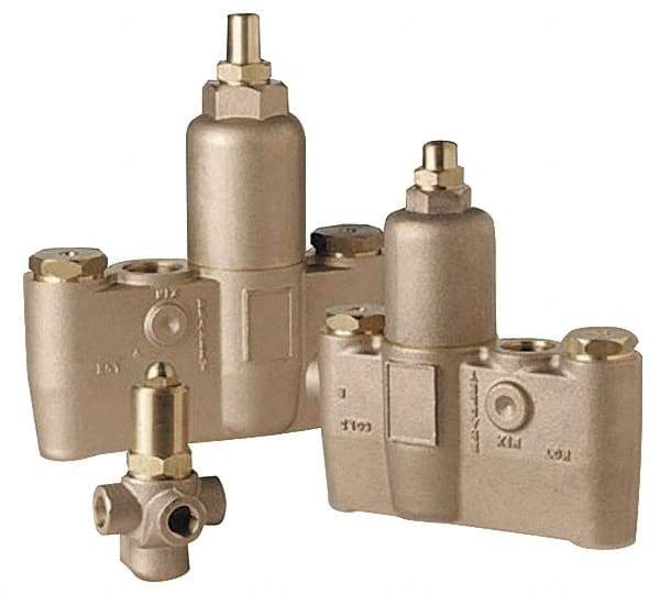 Bradley - Brass Water Mixing Valve & Unit - 26 GPM at 30 psi Flow Rate - Exact Tool & Supply