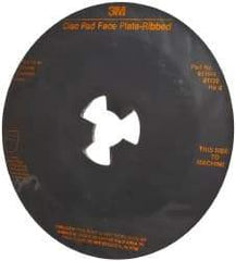 3M - 9" Max Diam, Abrasive Disc Face Plate - 6,500 RPM - Exact Tool & Supply