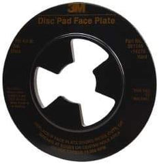3M - 4-1/2" Max Diam, Abrasive Disc Face Plate - 5/8-11, 12,000 RPM - Exact Tool & Supply