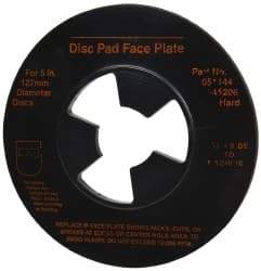 3M - 5" Max Diam, Abrasive Disc Face Plate - 5/8-11, 9,500 RPM - Exact Tool & Supply