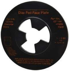 3M - 5" Max Diam, Abrasive Disc Face Plate - 5/8-11, 9,500 RPM - Exact Tool & Supply