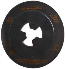3M - 7" Max Diam, Abrasive Disc Face Plate - 5/8-11, 7,000 RPM - Exact Tool & Supply