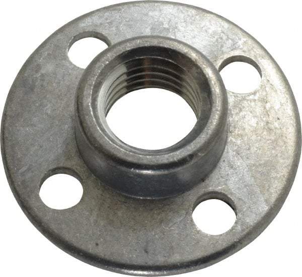 3M - 5/8" Max Diam, Abrasive Disc Retainer Nut - 5/8-11 Female, 5/8" Long - Exact Tool & Supply