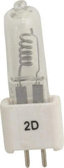 Value Collection - 360 Watt, 82 Volt, Halogen Miniature & Specialty T5 Lamp - 2 Pin Base, 50 to 749 Equivalent Range, Neutral (3,000 to 3,699), 3" OAL - Exact Tool & Supply