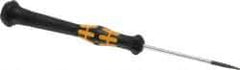 Wera - Electronic/Electrostatic Slotted Screwdriver - Round Shank, Ergonomic Handle - Exact Tool & Supply