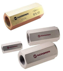 Norgren - 1-1/2" NPT High Flow Air Fuse - 0 to 232 psi, Shutoff Valve & Aluminum Material - Exact Tool & Supply