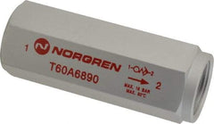 Norgren - 3/4" NPT Low Flow Air Fuse - 0 to 232 psi, Shutoff Valve & Aluminum Material - Exact Tool & Supply