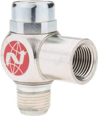 Norgren - 3/8" NPTF x 3/8" NPTF Pilot Operated Check Valve - 15 to 150 psi & Brass Material - Exact Tool & Supply