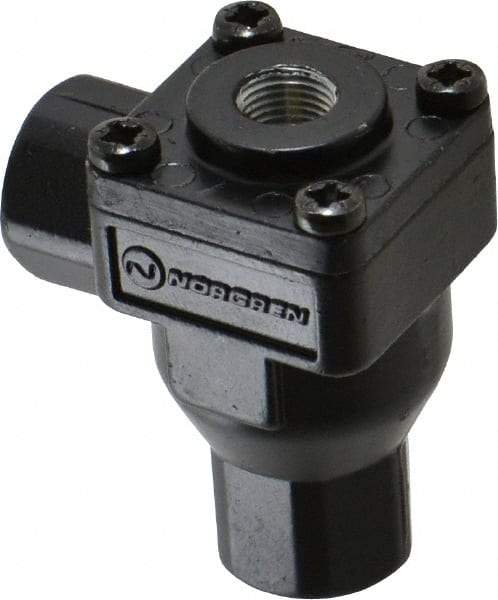 Norgren - 1/8" NPT Quick Exhaust Valve - 7 to 145 psi, Zinc Material - Exact Tool & Supply