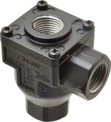 Norgren - 1/2" NPT Quick Exhaust Valve - 7 to 145 psi, Zinc Material - Exact Tool & Supply