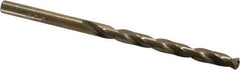 Triumph Twist Drill - 13/64" 135° Cobalt Jobber Drill - Oxide/Gold Finish, Right Hand Cut, Spiral Flute, Straight Shank, 3-5/8" OAL, Split Point - Exact Tool & Supply