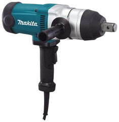 Makita - 1" Drive, 738 Ft/Lb Torque, Pistol Grip Handle, 1,400 RPM, Impact Wrench - 12 Amps, 120 Volts - Exact Tool & Supply