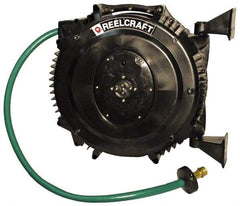 Reelcraft - 50' Spring Retractable Hose Reel - 125 psi, Hose Included - Exact Tool & Supply