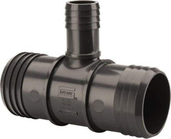 Value Collection - 2 x 2 x 1" Barb, Multiple Barbed Tube Reducing Tee - PVC, Male - Exact Tool & Supply