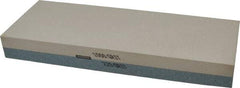 Norton - 8" Long x 3" Wide x 1" Thick, Sharpening Stone - Rectangle, 220/1000 Grit, Very Fine, Ultra Fine Grade - Exact Tool & Supply