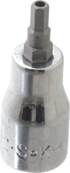 SK - 3/8" Drive, 5/32" Hex Bit Socket - 1-11/16" OAL, Tamper Resistant - Exact Tool & Supply