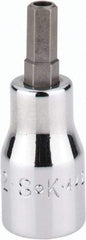 SK - 3/8" Drive, 7/32" Hex Bit Socket - 1-11/16" OAL, Tamper Resistant - Exact Tool & Supply