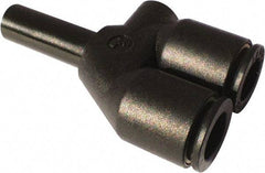 Legris - 1/4" Outside Diam, Nylon Push-to-Connect Tube Plug-In Y - 290 Max psi - Exact Tool & Supply