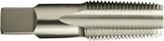 Vermont Tap & Die - 1 - 11-1/2 NPT Thread, 5 Flute Standard Pipe Tap - 3-3/4" OAL, 1-3/4" Thread Length, 1-1/8" Shank Diam, TiN Finish, High Speed Steel - Exact Tool & Supply