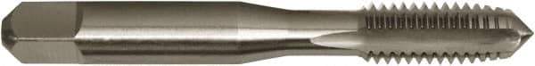 Vermont Tap & Die - 1-3/8 - 12 UNF 2/3/3B 6 Flute Bright Finish High Speed Steel Straight Flute Standard Hand Tap - Plug, Right Hand Thread, 6-1/16" OAL, 3" Thread Length, H4 Limit, Oversize - Exact Tool & Supply