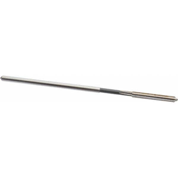 Interstate - 0.1275" High Speed Steel 6 Flute Chucking Reamer - Exact Tool & Supply