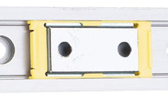 Igus - 1,000mm OAL x 27mm Overall Width x Self Lubricated Linear Guide Systems - 60mm Between Holes - Exact Tool & Supply