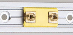 Igus - 1,000mm OAL x 17mm Overall Width x Self Lubricated Linear Guide Systems - 60mm Between Holes - Exact Tool & Supply