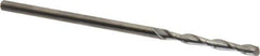 Niagara Cutter - 1/8", 1" LOC, 1/8" Shank Diam, 3" OAL, 2 Flute, Solid Carbide Square End Mill - Single End, Uncoated, Spiral Flute, 30° Helix, Centercutting, Right Hand Cut, Right Hand Flute, Series C230 - Exact Tool & Supply